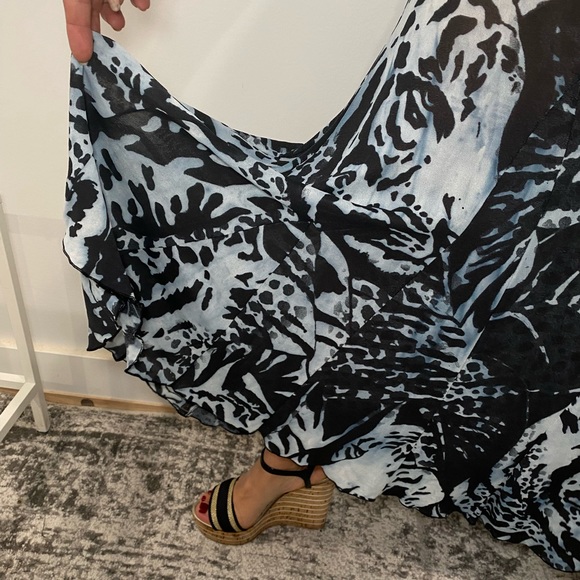 Roberto Cavalli blue tiger dress - Picture 4 of 15